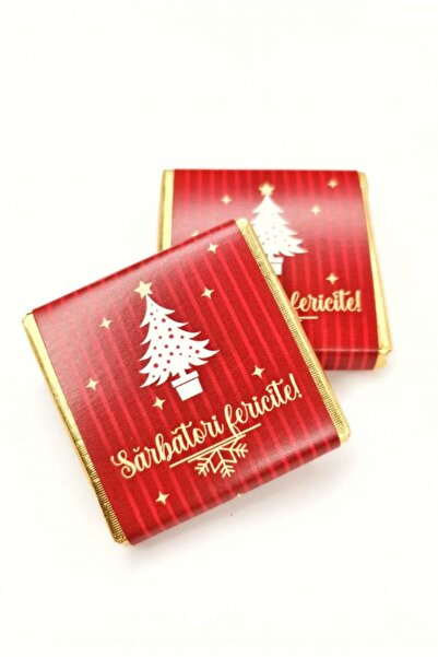 OEM Set 10 bucăți Ciocolată mică - Sărbători fericite