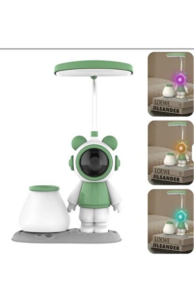 OEM Lampă Birou Astronaut, LED Reglabil, 27 cm, Design Spațial, Container Pix...