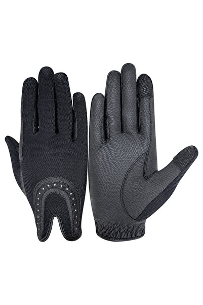 Royal Riders Women's Premium Horse Riding Gloves - Tackified Serino-KT, Air Mesh #10061827