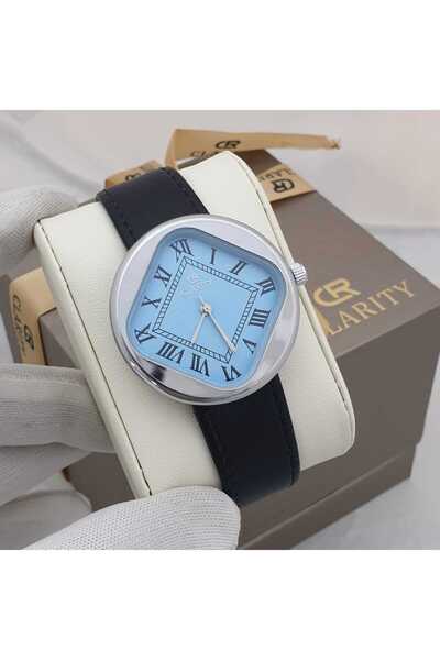 Generic Clearty Steel watch with box, bag, and card; water-resistant, high quality, and lightweight on the wrist.