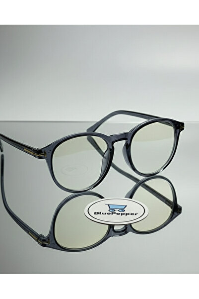 BluePepper VİVA | Desenli Trend Kahve Tonları Mavi Işık Filtreli Unisex Korum...