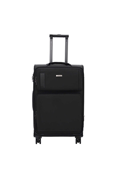 Tergan Siyah Tekstil Unisex Büyük Boy Valiz - S1SC00047928-D62