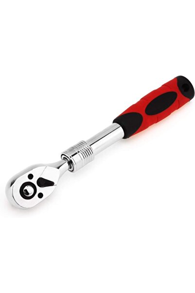 NO BRAND مفتاح ربط قياسي مقاس 3/8 بوصة، 72 سنًا قابل للتمديد، أداة يدوية مع م...