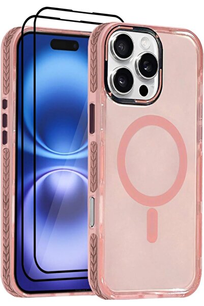 Margoun جراب iPhone 16 Pro Max الصلب المصنوع من البولي كربونات المقاوم للصدما...