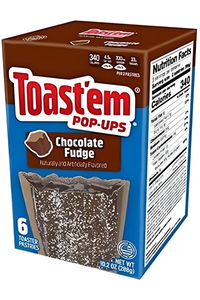 ENERGY SNACK SHOP Toast'em Frosted Chocolate Fudge 288g