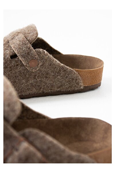 StWenn Γυναικεία σόλα από φελλό Felted Comfort Μοντέλο Winter Closed Front Felt Model Sabo Καθημερινές άνετες παντόφλες εσωτερικού χώρου