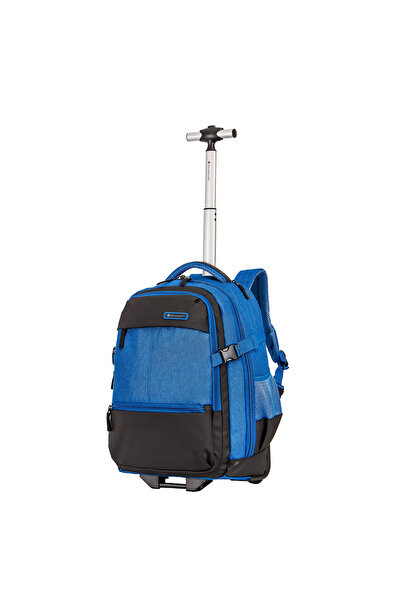 Snowball Rucsac cu rotile SW48448, poliester 600D, albastru