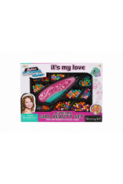 BaoBao Set creativ pentru fete – Creare bijuterii la modă Glamour Girl, 29x21cm