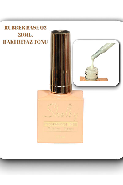 SHELBY RUBBER GEL BASE 20 ML.002 RAKI BEYAZ