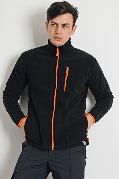 monel Черно яке от флис с цип