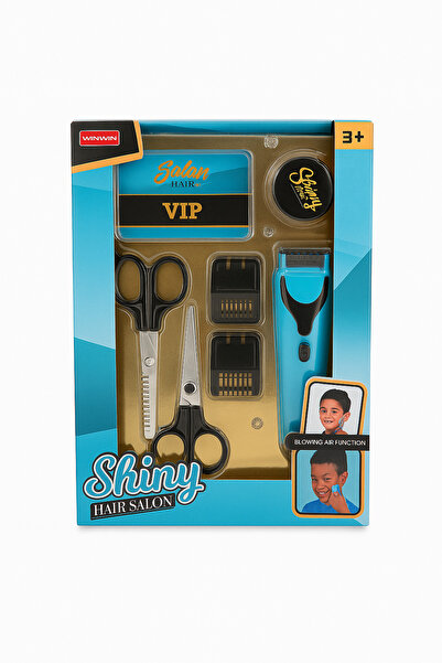 OEM Set de coafură Shiny Hair pentru copii – Mașină de tuns, foarfece și acce...