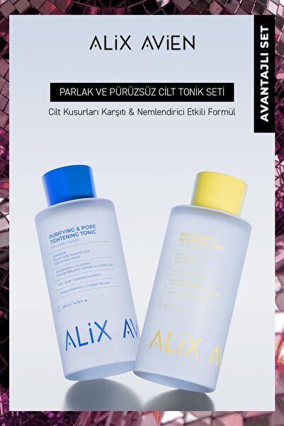 Alix Avien Arındırıcı, Aydınlatan Gözenek Sıkılaştırıcı ve Nemlendirici Etkil...