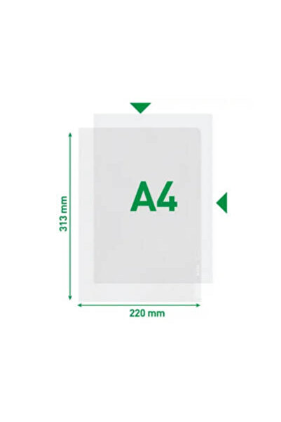 Leitz Pouch File, A4 Size, Pack of 100, Transparent