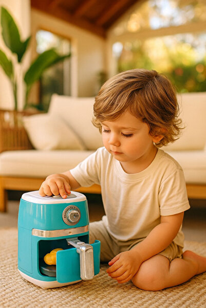 OEM Friteuză cu aer cald de jucărie cu accesorii pentru casa mea, 23x20x17cm