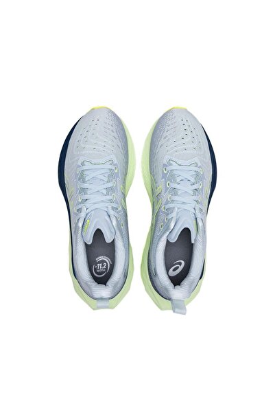 Asics Tiger Novablast 4 Outdoor Running Shoes Gray/Blue/Green for Men/Women/Students