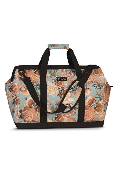 Punta Travel bag, Weekend F10483-0100, polyester, 49 cm, green/gold