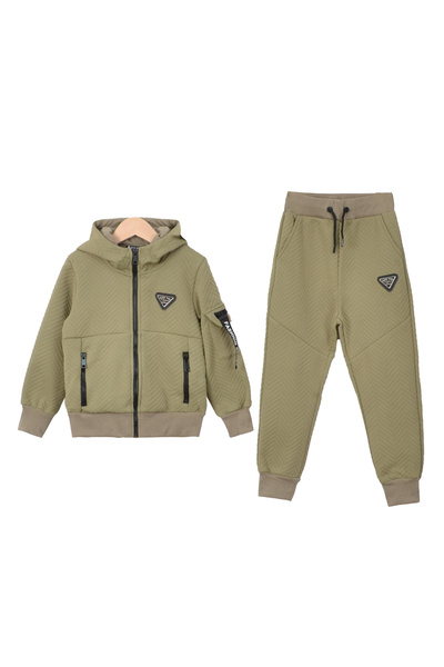 SETTY KOOP Kids Winter Hooded Tracksuit Set – Warm Jacket and Jogger Pants Two-Piece Outfit
