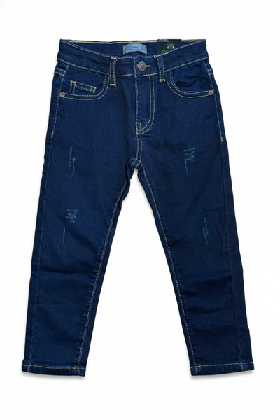 melisam.msg MSG Pantaloni din denim Lycra pentru băieți, cu croială normală