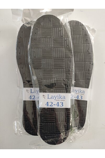 Engin TT Terlik,Patik,Bot Tabanlık Kalın Eva Siyah 42-43 no Taban (10 mm- 3 ç...