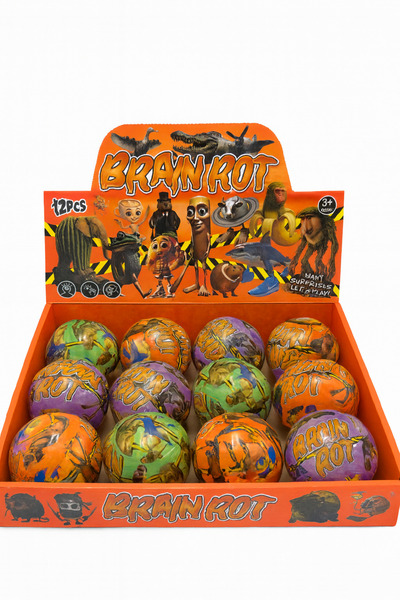 OEM Set de 12 capsule surpriză „BRAIN” – Modele amuzante – 3+