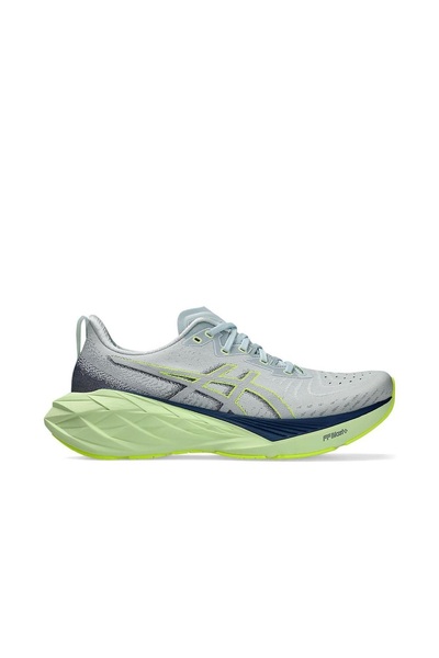 Asics Tiger Novablast 4 Outdoor Running Shoes Gray/Blue/Green for Men/Women/Students