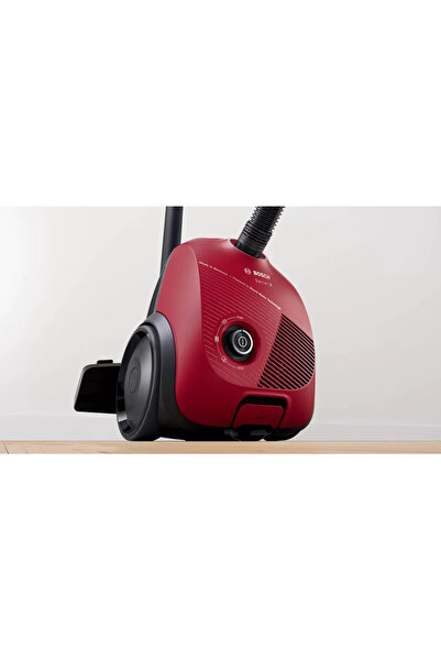 Bosch Series 2 BGBS2RD1H bagged vacuum cleaner, hygienic filter, 3.5L bag capacity, 10-year motor warranty