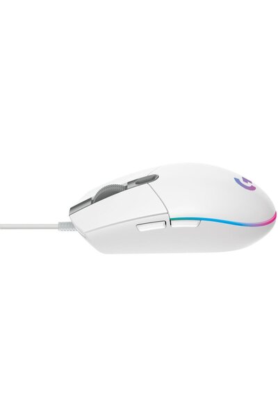logitech Gaming mouse G102 Lightsync, 8000 dpi, RGB, White