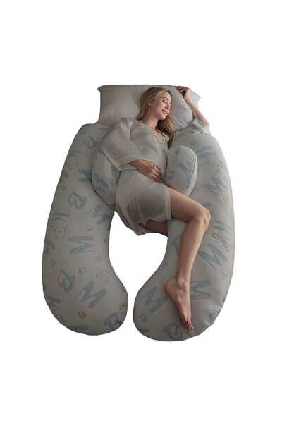 Faria Pernă de sarcină 3 în 1, constă din 4 piese pentru dormit, șezut și ală...