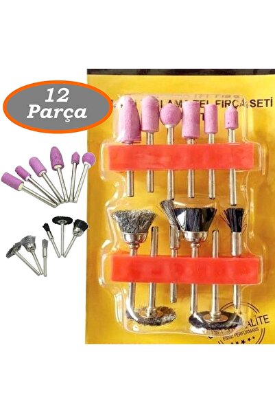 BarkoFix Kalıpcı Mini Taşlama Zımpara Seti Gravür Seti Matkap Ucu Parlatma Pa...