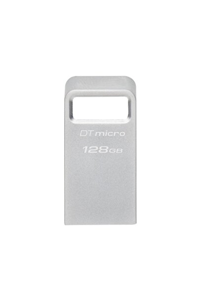 Kingston USB Stick 128GB – USB 3.2, Ultra Compact Design, Metal Case, Micro G2, Silver