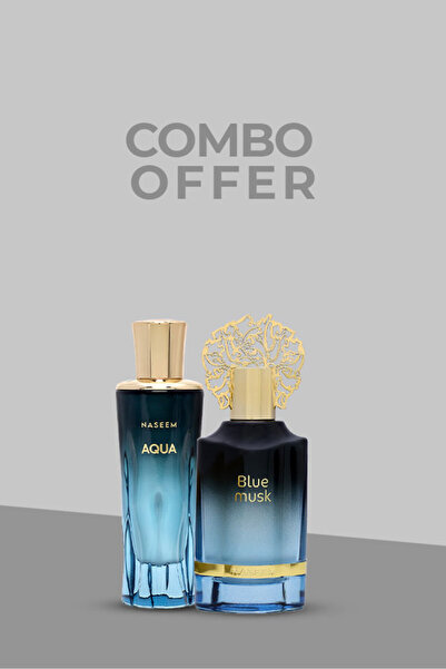 Naseem Special Combo(Aqua EDP- 80ml, Blue Musk EDP-55ml) for Men & Women