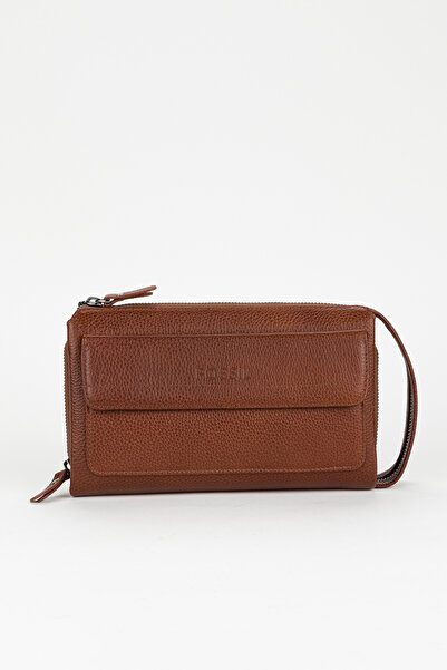 Fossil %100 Hakiki Deri Özel Tasarım El Çantası Portföy Traş Çantası