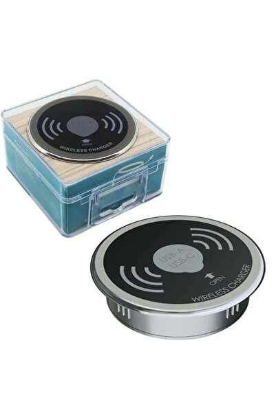 NEALDİN Ne Aldın 15W Masaüstü Gömülü USB Kablosuz Şarj Cihazı