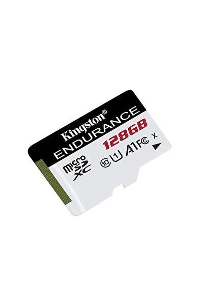 Kingston MicroSD Card 128GB – Endurance, Class 10 UHS-I U1, A1 for Android, Wear-Resistant, SDCE, Black/White