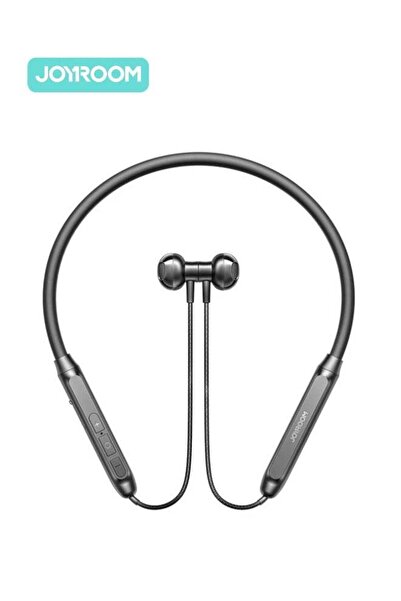 Joyroom سماعة أذن رياضية خارجية JR-D8 لاسلكية بشريط حول الرقبة وبلوتوث باللون الأسود
