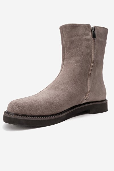 LuviShoes Lucano Mink Suede Genuine Leather Women's Boots