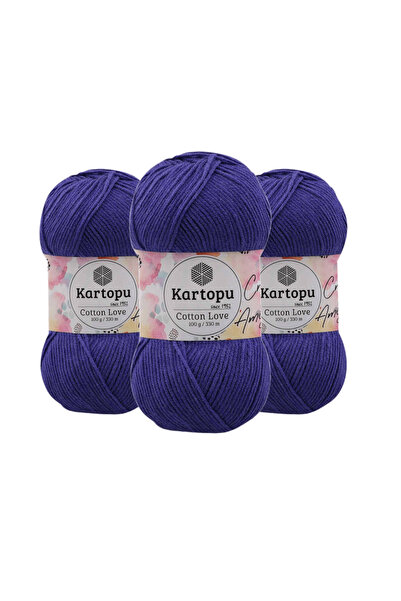 Kartopu Cotton Love Hand Knitting Yarn 100 Gr. 3 Pieces K720