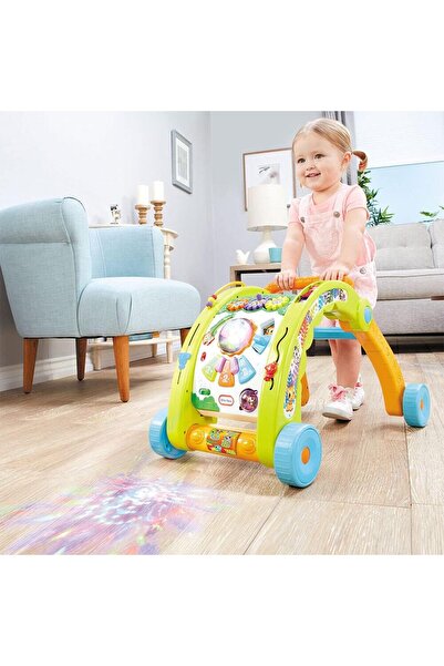 Little Tikes 2-in-1 Light-Up Walker and Activity Table for Babies and Toddlers 70+ Activities, 9–36 Months