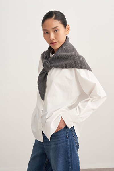 EBU Prive Bandana tricotată pentru femei Antracit