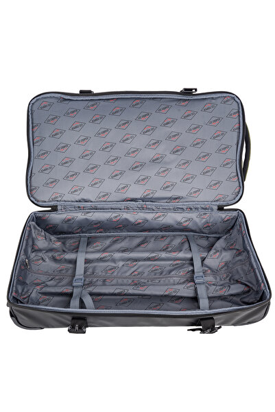 Lee Cooper roller travel bag, 2 compartments, 600D polyester/cotton, 98L, 70 cm, khaki