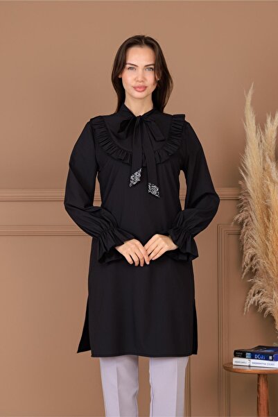 Modaviki Asel Tunic Black Elb84