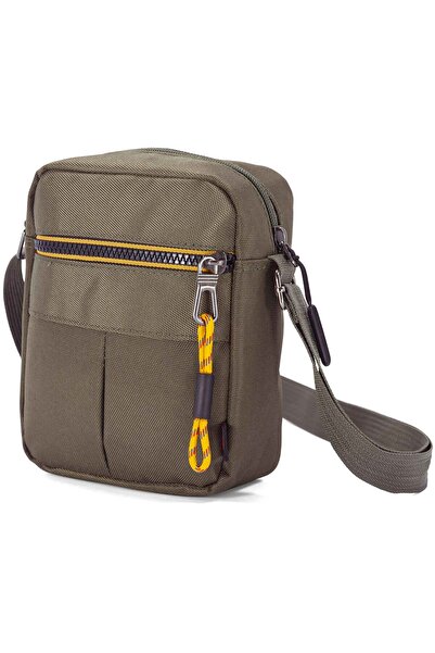 Benzi Shoulder bag BZ 5828, 15x19x7 cm, polyester, adjustable strap, khaki