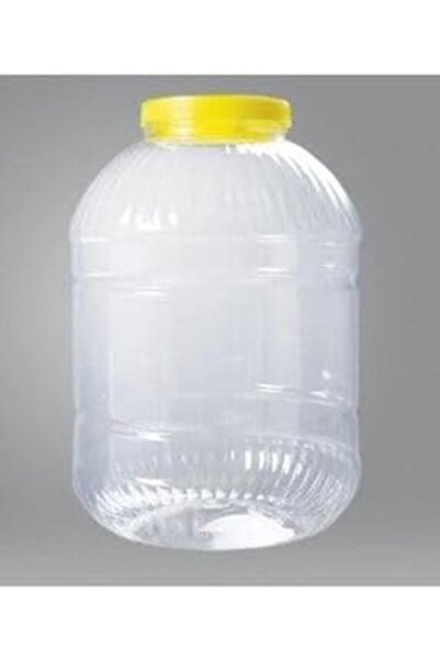 STOREMAX lv - Sarı kapaklı Şeffaf Gövde Turşu Bidonu 10 Lİtre 509817