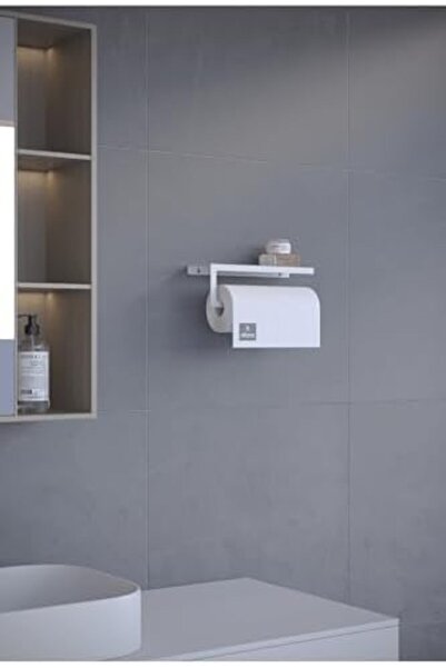 Yıldızan lvn Metal Raflı Kağıt Havluluk – Duvar Tipi Mutfak & Banyo Kağıt Hav...