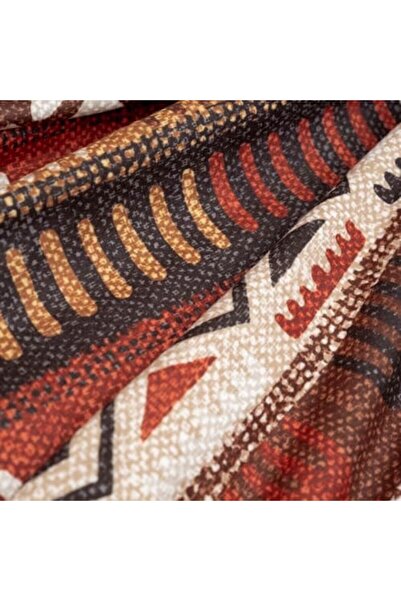 STOREMAX fee SoftMicro Etnik Desenli Mikrofiber Koltuk Örtüsü ve Şalı, Kaymaz...