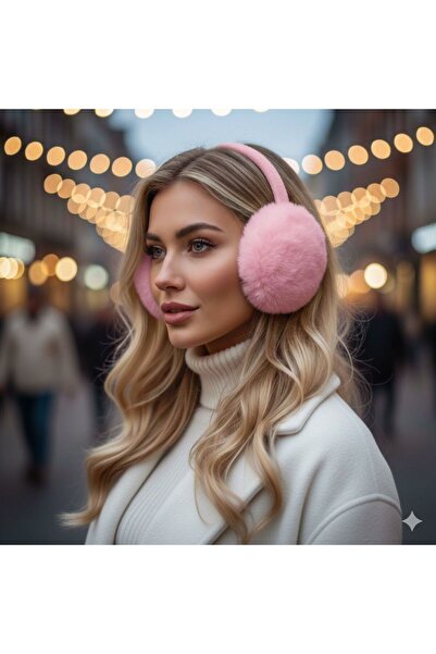 la_hatun Peluş Kulaklık Katlanır Soğuktan Korur Ergonomik Şık