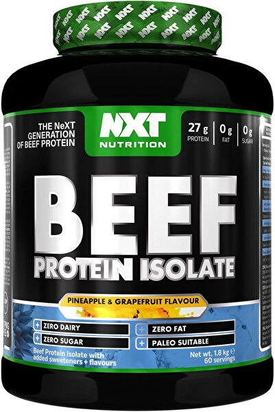 NXT Nutrition Beef Protein Isolate Powder - 1.8kg (Pineapple Grapefruit)