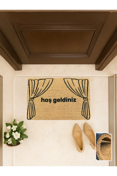 Chandler Home Rideau 40X60 cm Coco Doormat Curtain Pattern