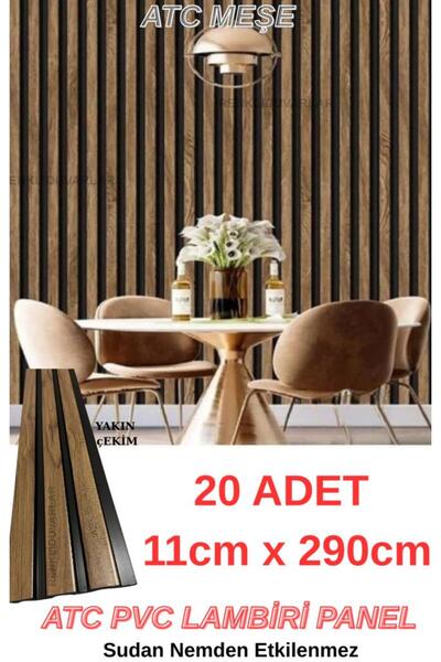 Renkli Duvarlar 20 Adet 11cmx290cm Koli Bazında Meşe PVC Lambiri Ev Ofis Dekoratif Lambiri Duvar Kağıdı Paneli