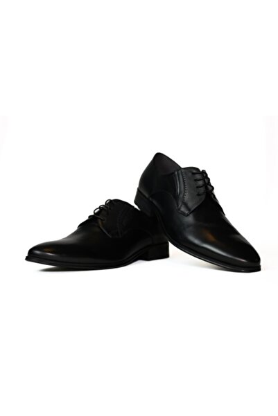 ANA Pantofi bărbătești, piele naturală, Cori, negru -6851